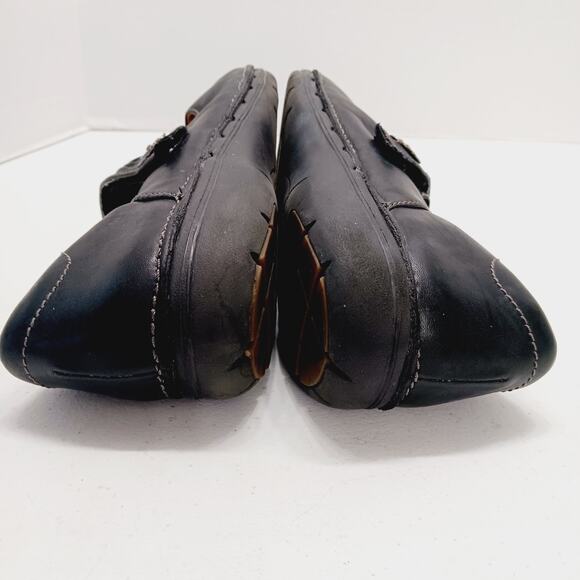 Shoes Mary Jane Women Black Leather Comfort Minimalist Office Classic Size 7.5 - Picture 5 of 11